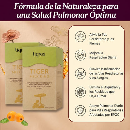 Tiger Milk - La única seta del mundo que mejora tus pulmones
