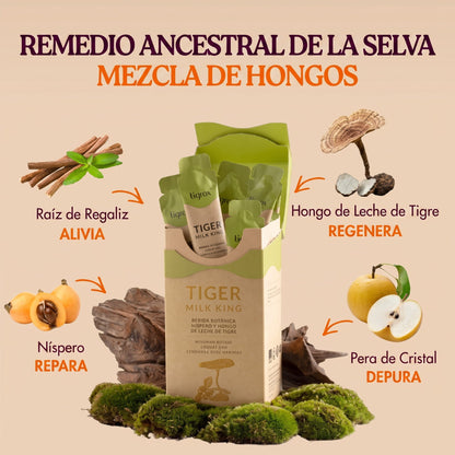 Tiger Milk - La única seta del mundo que mejora tus pulmones
