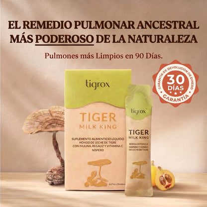 Tiger Milk - La única seta del mundo que mejora tus pulmones